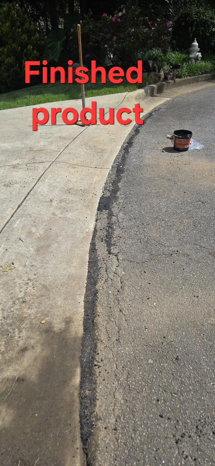 Liquid Rubber Asphalt Patch - 11lb Pail Ready-to-Use Pothole Repair for Driveways and Parking Lots customer photo 2