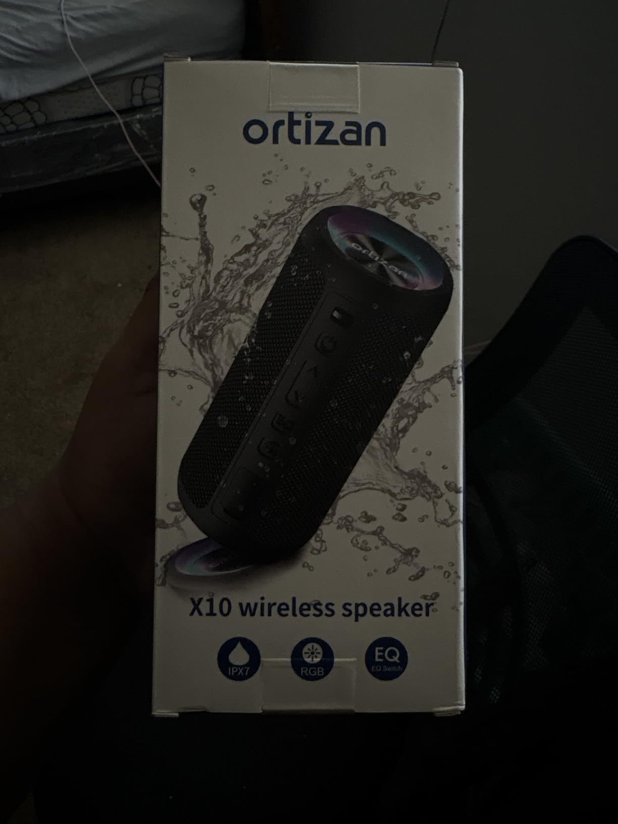Ortizan Wireless Portable Bluetooth Speaker, IPX7 Waterproof, Dustproof and Rustproof, Powerful 24W Sound, Enhanced Bass, 30-Hour Battery, 360 Party Light, and Stereo Pairing (BT 5.3), Gifts - Blue customer photo 1