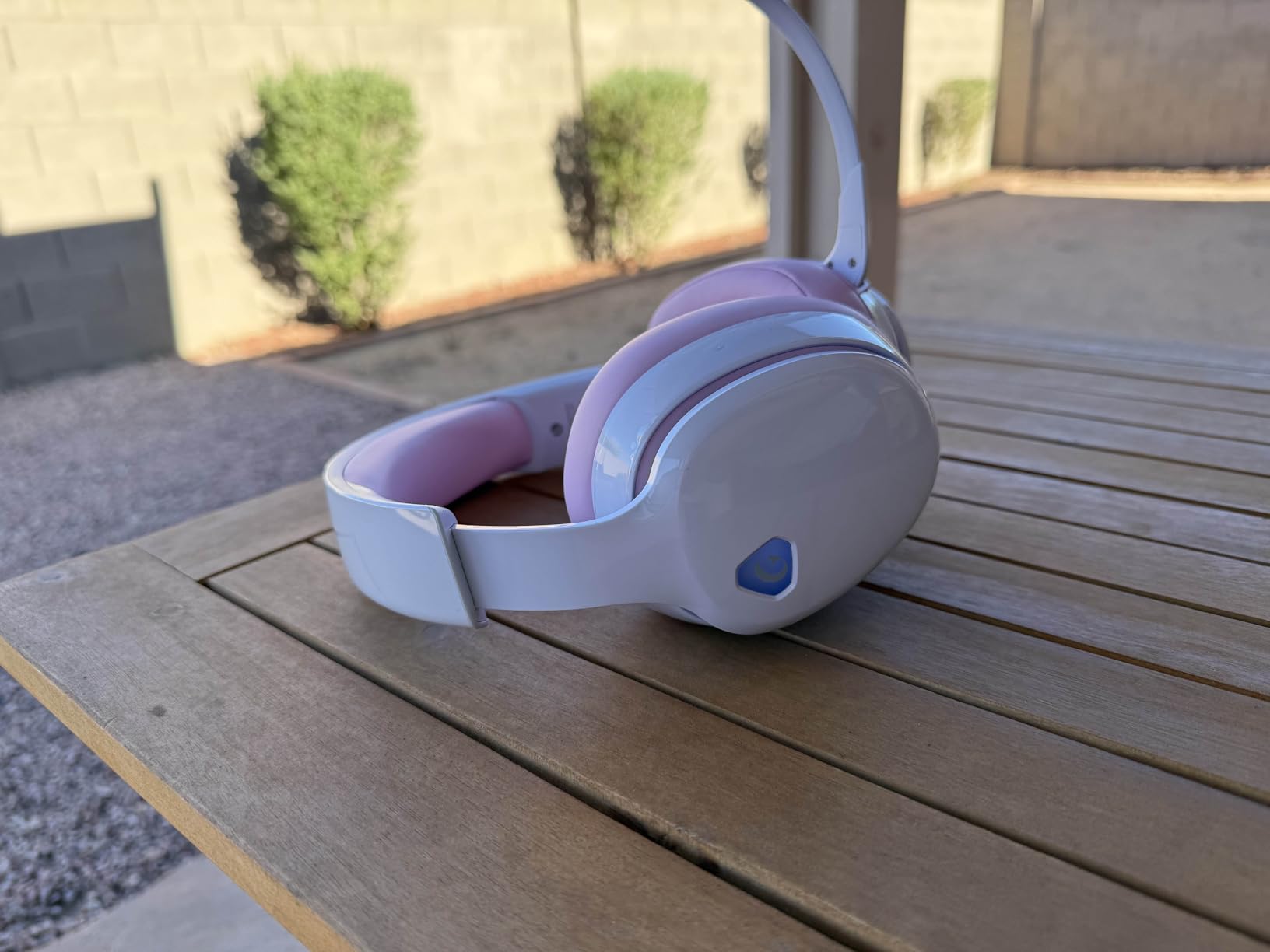 Gtheos 2.4GHz Wireless Gaming Headset for PS5, PS4 Fortnite & FPS Gamers, PC, Nintendo Switch, Bluetooth 5.3 Gaming Headphones with Noise Canceling Mic, Stereo Sound, 40+Hr Battery (Pink) customer photo 1