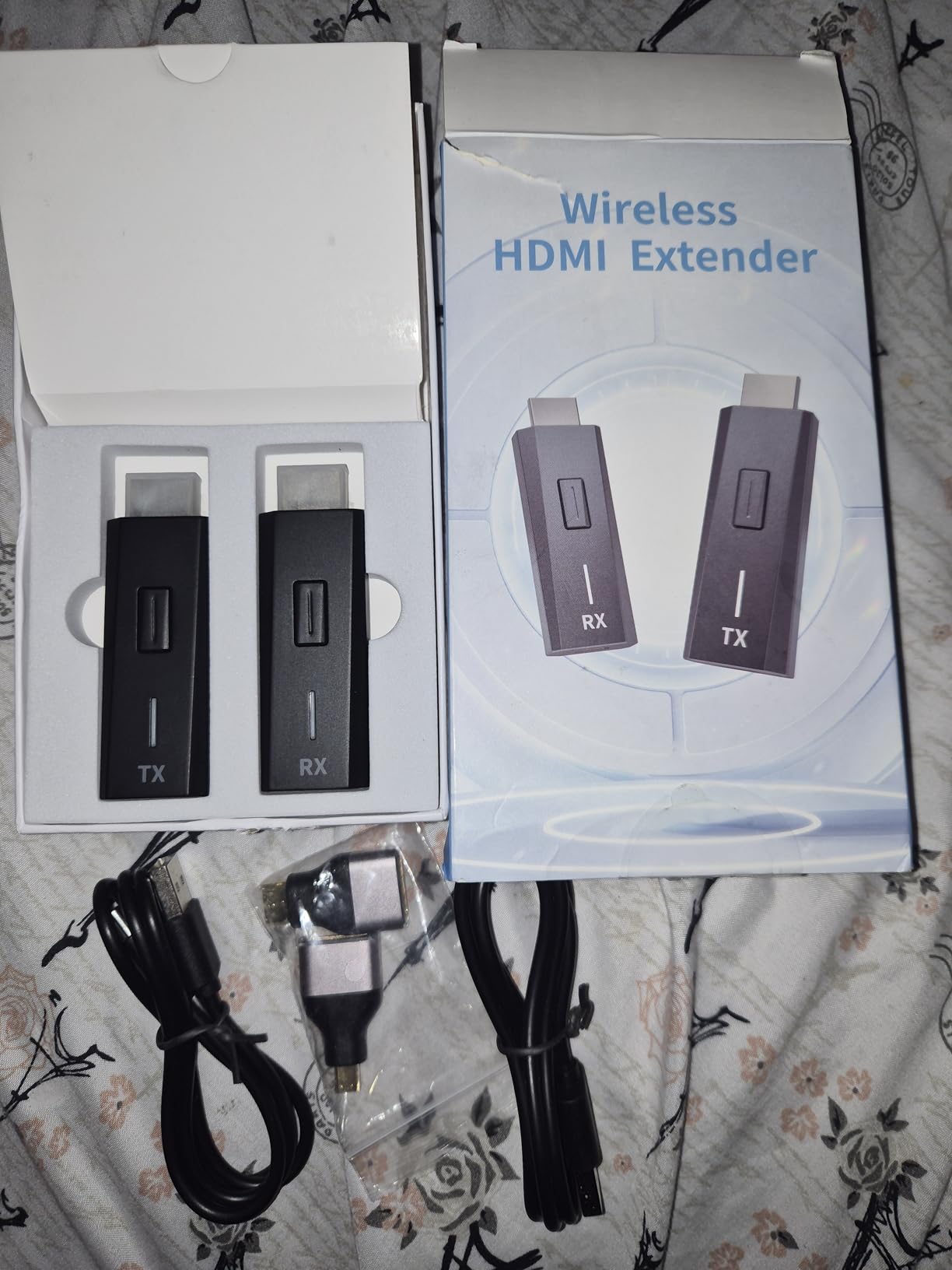 2026 Upgraded Wireless HDMI Transmitter and Receiver 328FT/100M, 4k Decode 1080P Output, Plug & Play Portable 2.4g/5g, Wireless Hdmi Extender Kit to Monitor from Laptop/PC/Projector/TV Box customer photo 2