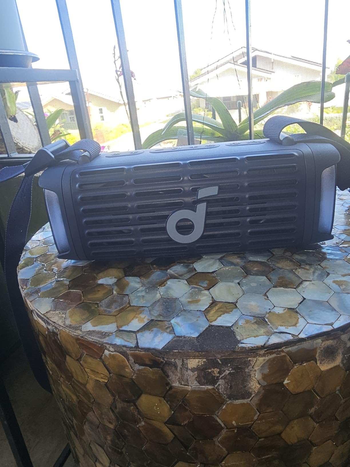 Soundcore Boom 3i by Anker, Compact Outdoor Speaker, IP68 Waterproof, Floating Playback, Saltwater-Resistant, BassUp 2.0, 50W Portable Speaker, Bluetooth 5.3, 16H, TWS, Kayak/Fishing/Camping-Brown customer photo 1