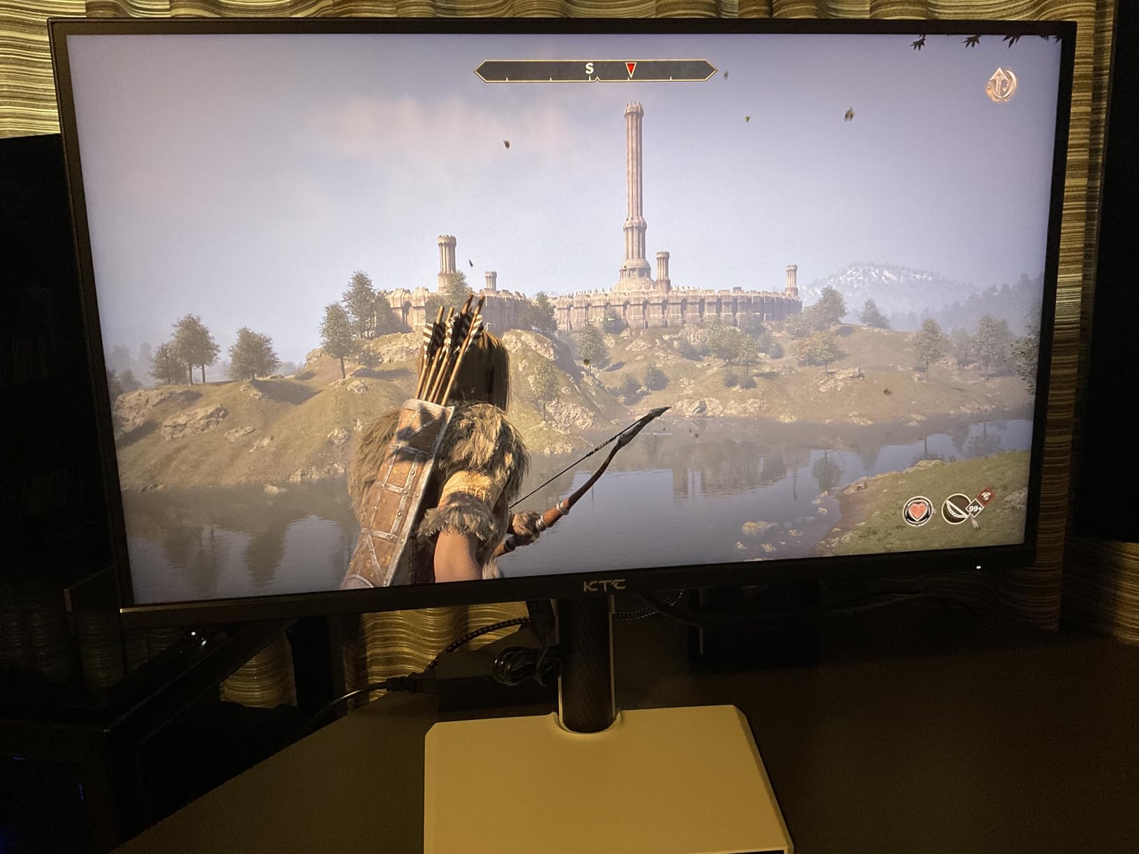 KTC 27 Inch 4K MiniLED Gaming Monitor, UHD 3840x2160 Dual Mode (4K 160Hz/FHD 320Hz), HDR 1400, Fast IPS, Type-C 65W, KVM, VESA, Tilt & Swivel & Height Adjustable, White, M27P6 customer photo 1