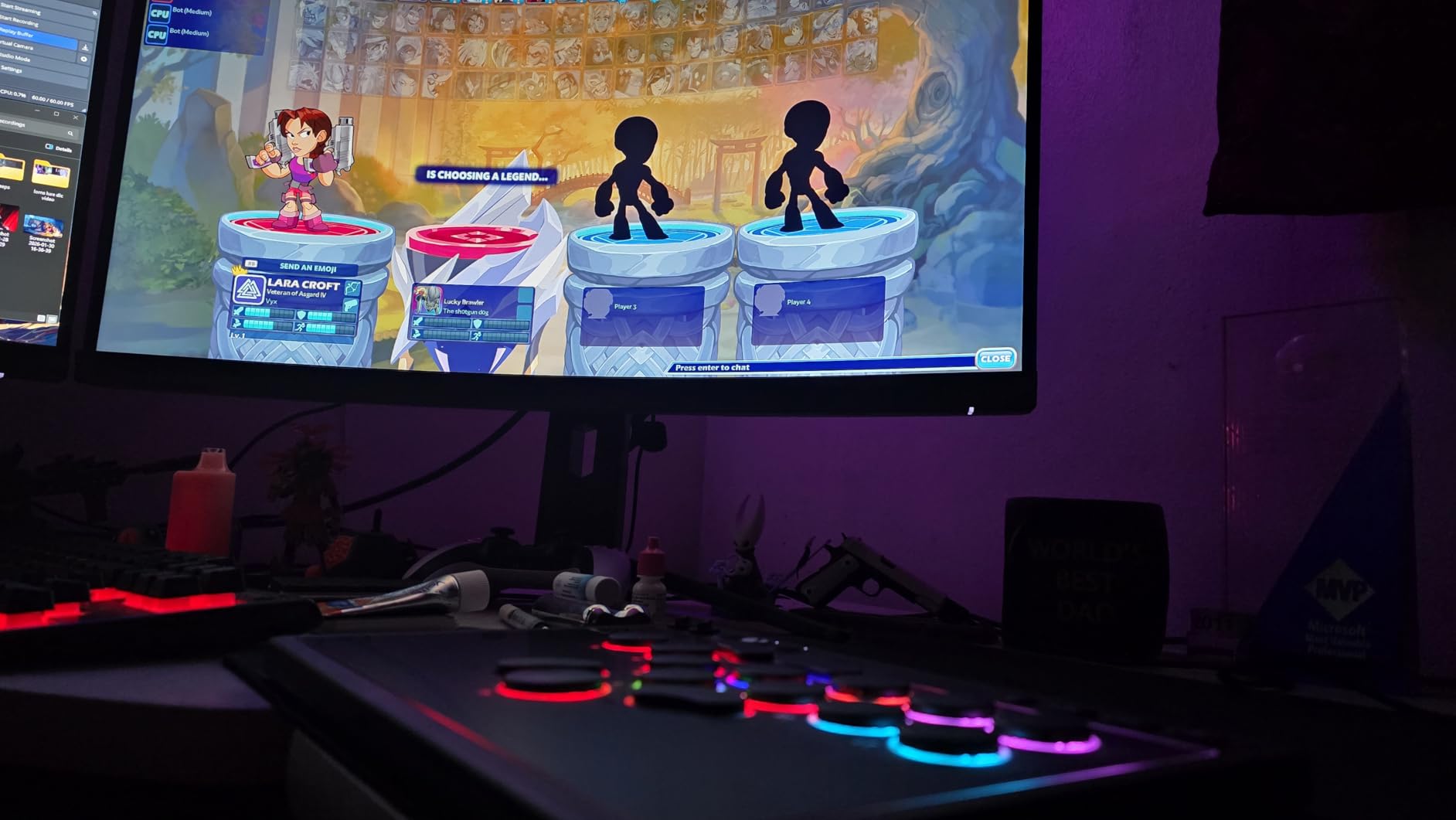 8BitDo All-Button Arcade Controller for Xbox Series X|S, Xbox One & PC - 2.4G Wireless, Low-profile Mechanical Switches, Programmable Buttons, Hot-swappable PCB, RGB Lighting - Officially Licensed customer photo 1
