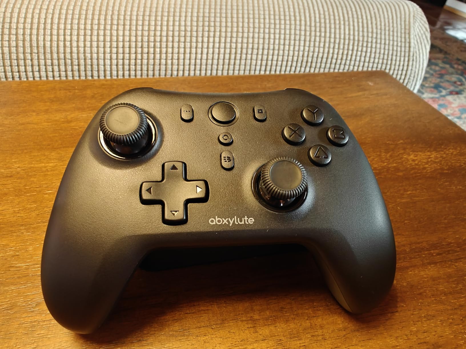 abxylute C5P Wireless Gaming Controller for PC/Switch/iOS/Android/PS3/PS4/Steam/MAC, 2.4 GHz Hall Effect Stick & Trigger Turbo-Remappable Back Buttons Rubberized Grip Console Layout Gamepad Vibration customer photo 2