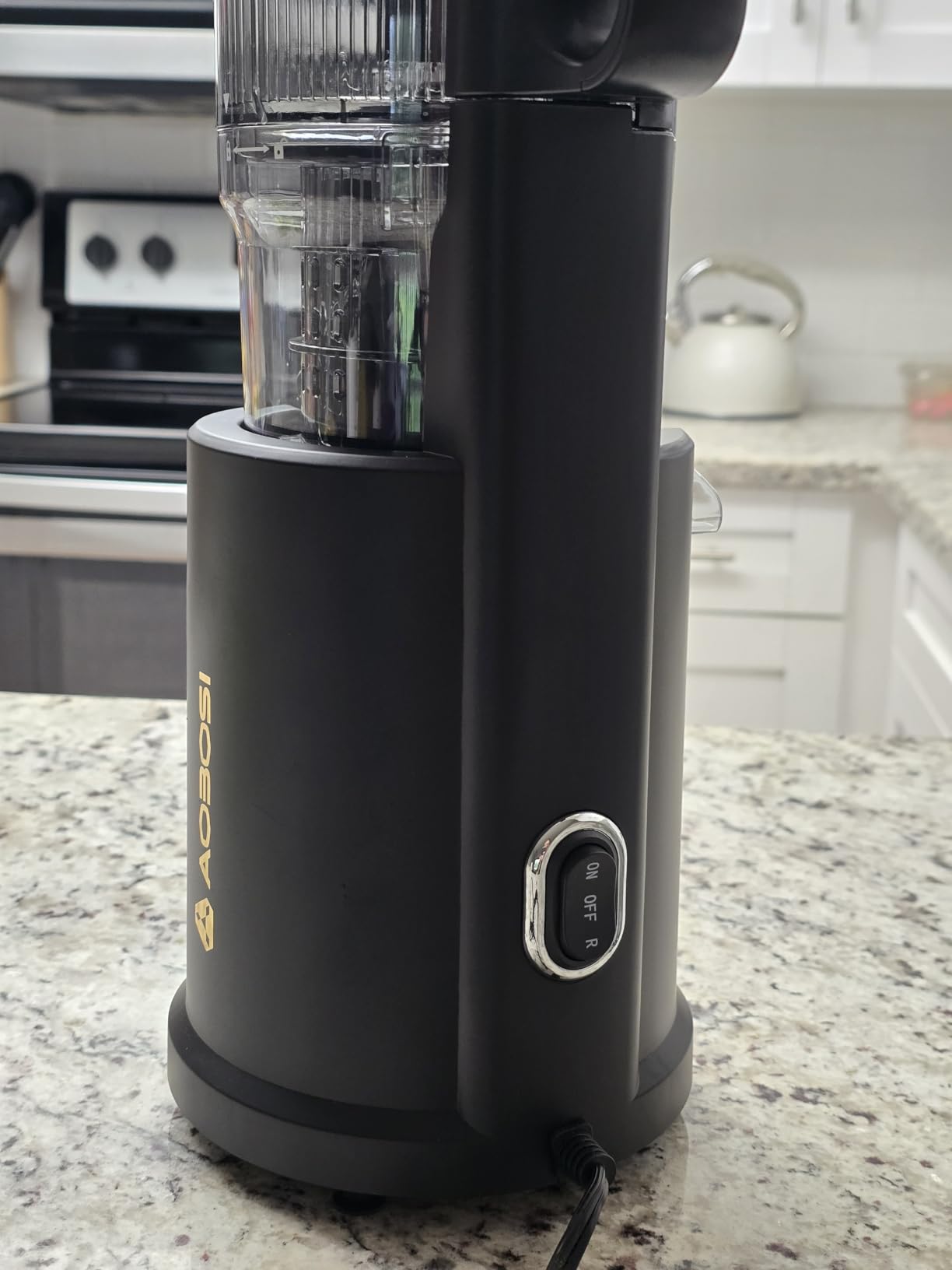 Slow Cold Press Juicer Machine: Electric Masticating Juicer Extractor Easy Clean - 5.4