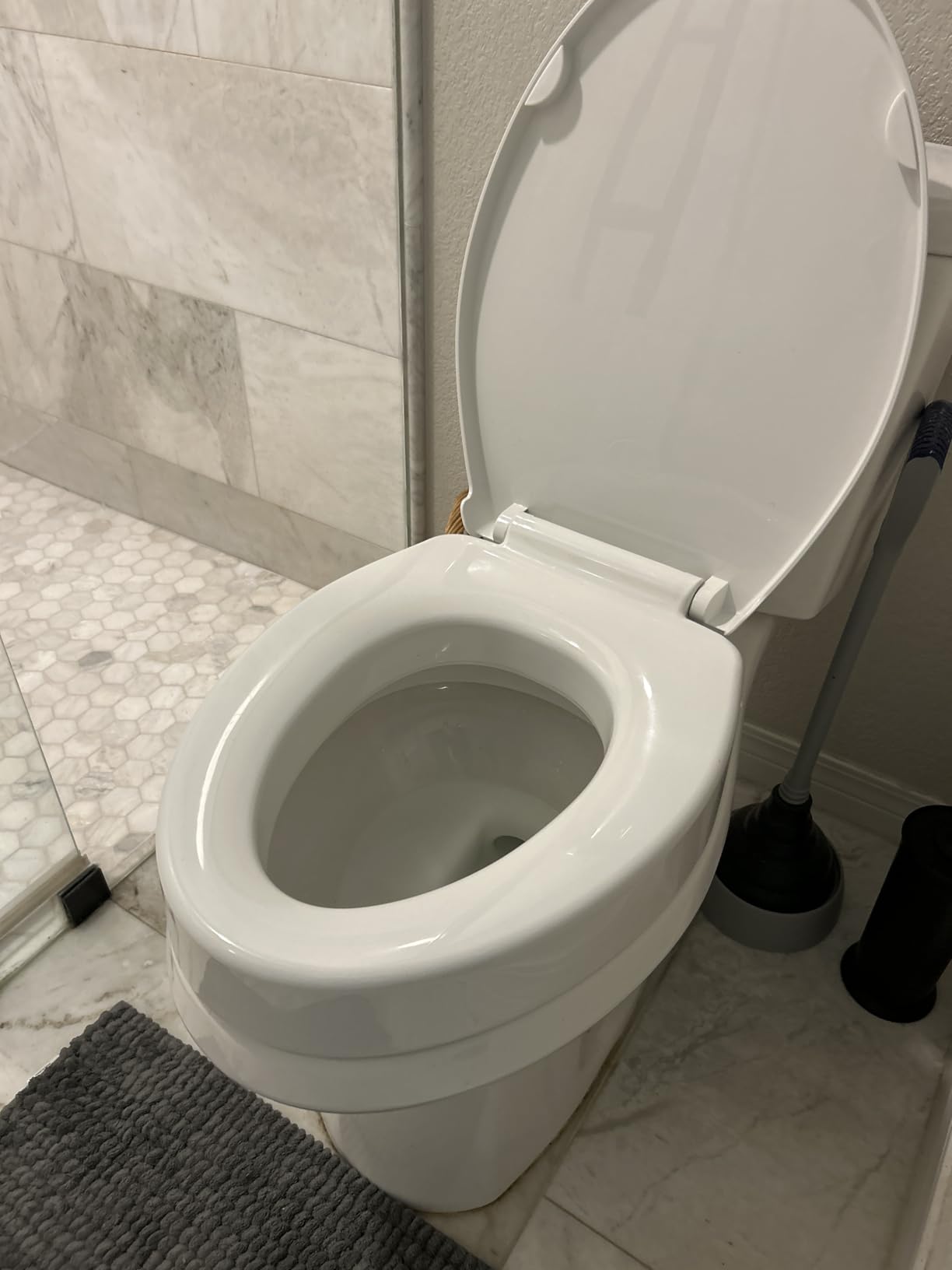 Raised Bidet Toilet Seat Elongated 18.5