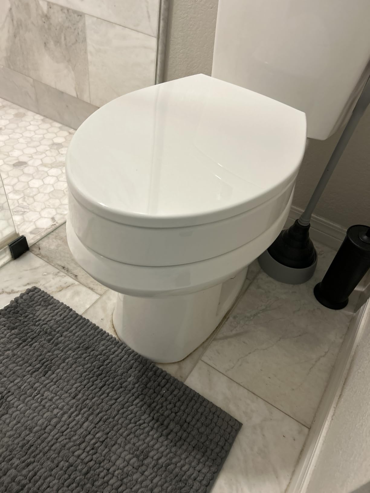 Raised Bidet Toilet Seat Elongated 18.5