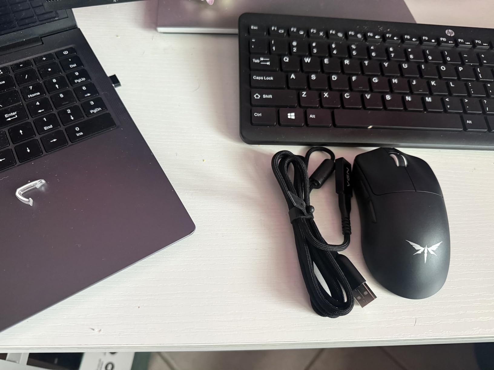 VGN Dragonfly F1 MOBA Wireless Gaming Mouse, 55g Ultralight, PAW3395 26K DPI Optical Sensor, Optimized Tactile Click Feel, Anti-Slip Silver Coating Grip, 4000Hz Polling Supported, Esports Mouse, Black customer photo 1