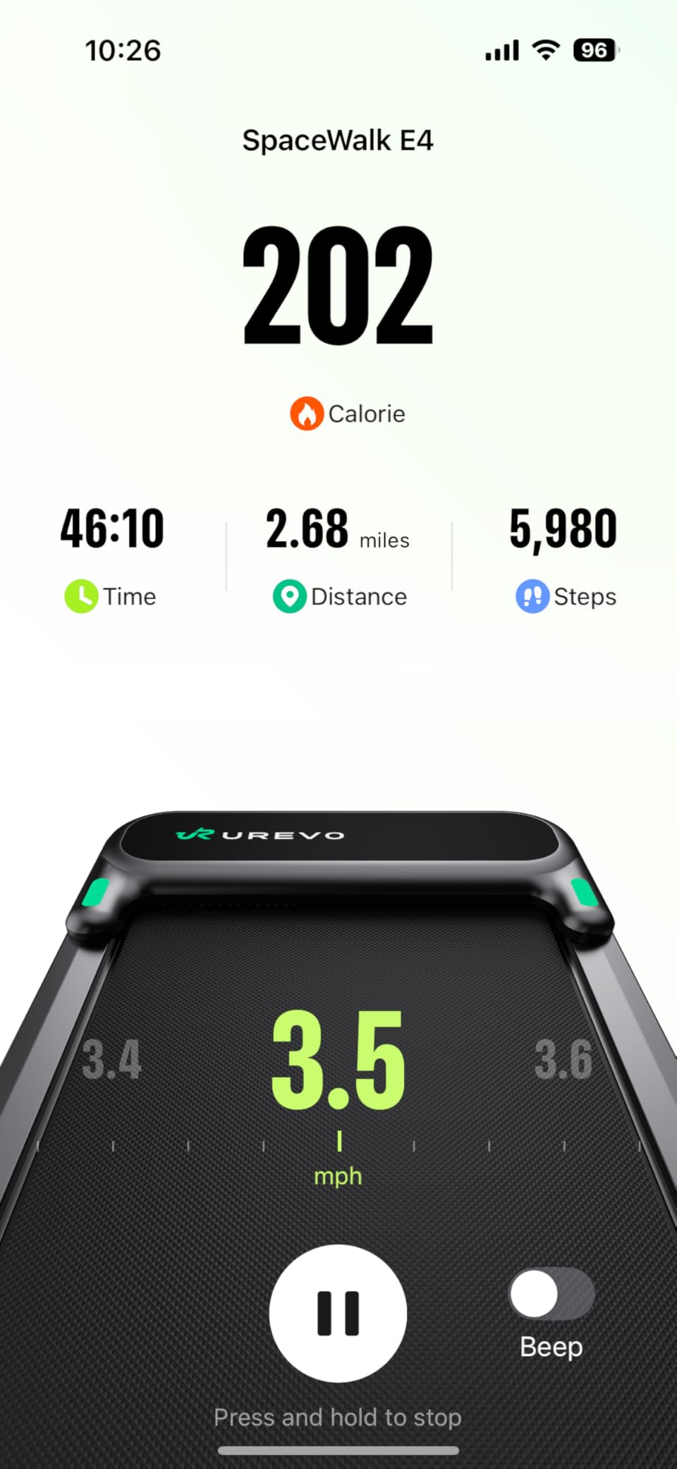 Smart Walking Pad, Quiet Under Desk Treadmill with APP & Remote, Portable Shock-Absorbing Walking Jogging Machine, Sleek Compact Design for Home Office Fitness customer photo 1