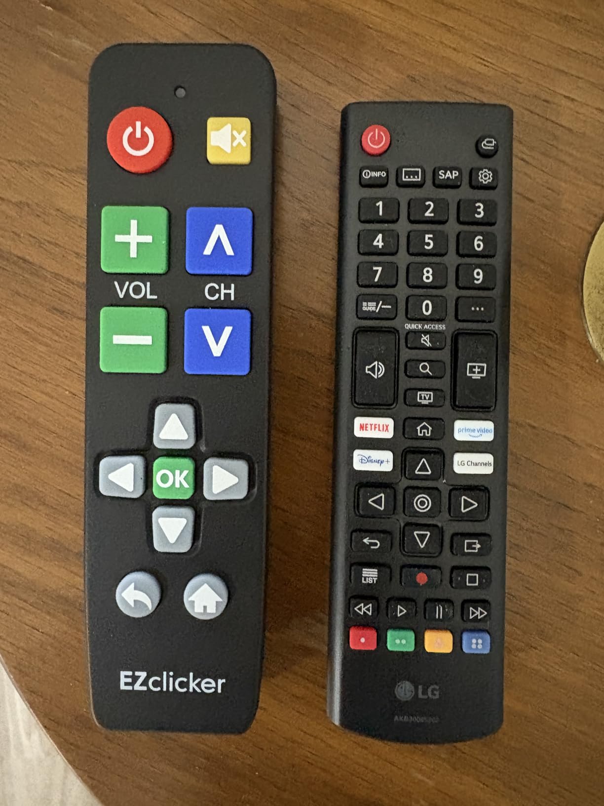 LG Replacement TV Remote Compatible with LG TV's ONLY (Black) Big Button, Simplified and Easy to Use customer photo 2