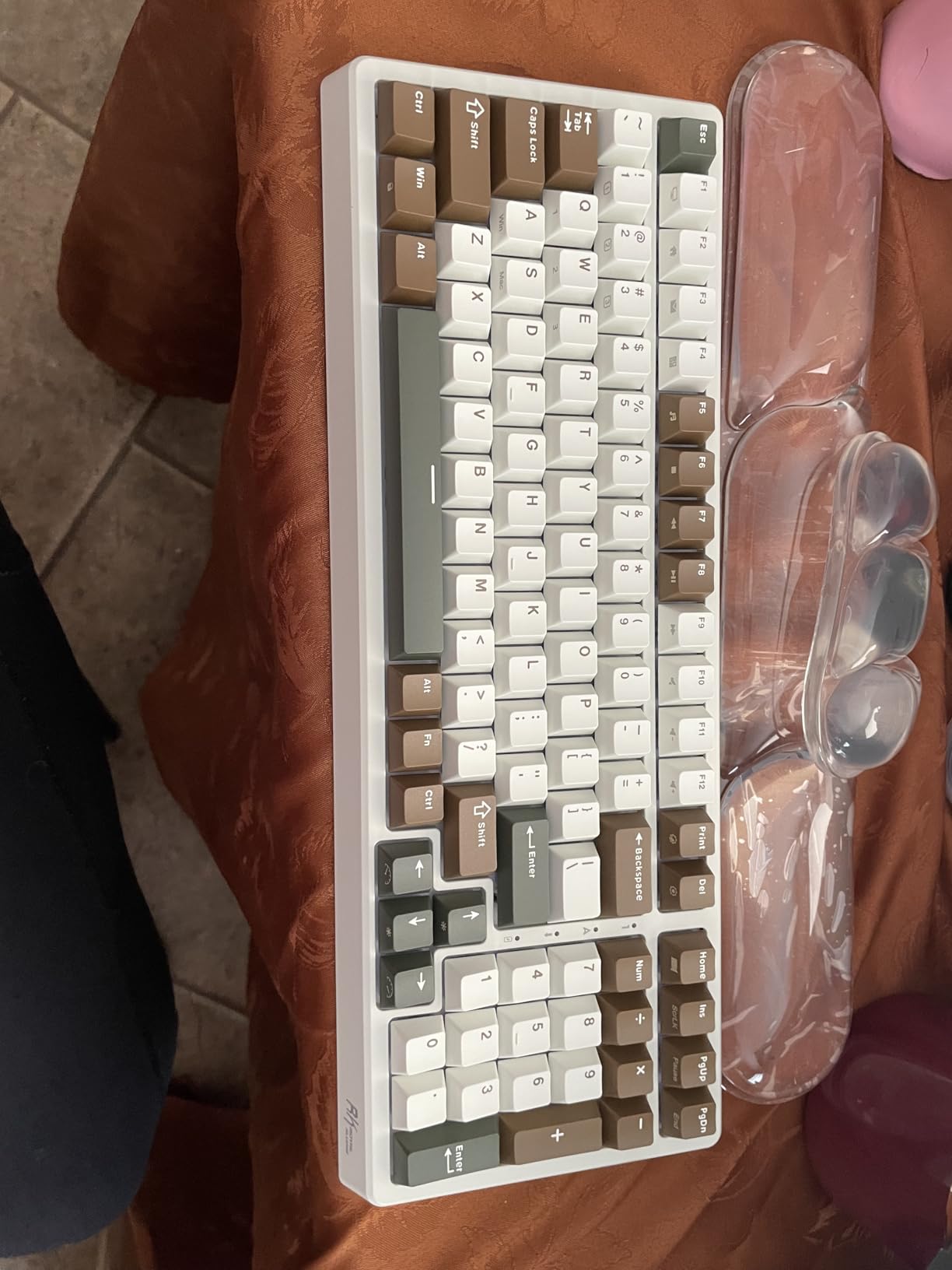 RK ROYAL KLUDGE F99 Wireless Mechanical Keyboard with Number Pad, Tri-Mode Hot Swappable 95% 100 Keys Gaming Keyboard BT/2.4G/USB-C, Pro Software, 5000mAh Battery, Customed Silent Switches customer photo 1