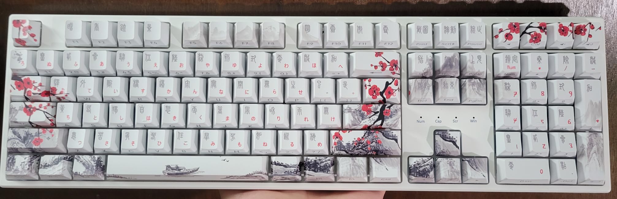 Redragon K745 PRO Wireless Gasket RGB Gaming Keyboard, 108 Keys Mechanical Keyboard w/Extra 4 Hotkeys, Hot-Swap Socket, 5-Layer Noise Dampening, See-Through Round PBT Keycaps, Mint Mambo Switch customer photo 1
