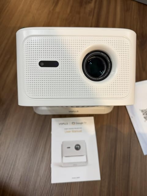 VOPLLS Official Licensed Google TV 4K Smart Projector with WiFi and Bluetooth, Outdoor Projector with Dolby/Auto Focus, Portable Movie Wireless Gaming Projector for Bedroom/Home/Ceiling customer photo 2