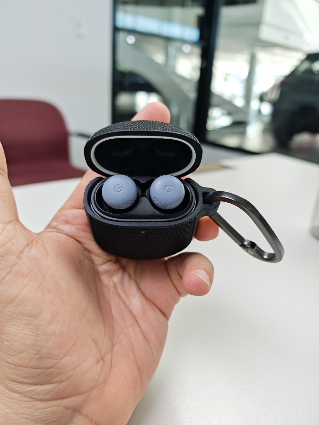 Google Pixel Buds Pro 2 - Wireless Bluetooth Earbuds with Pro-Level Active Noise Cancellation - Built for Gemini AI Assistant - Moonstone (2025 Model) customer photo 1