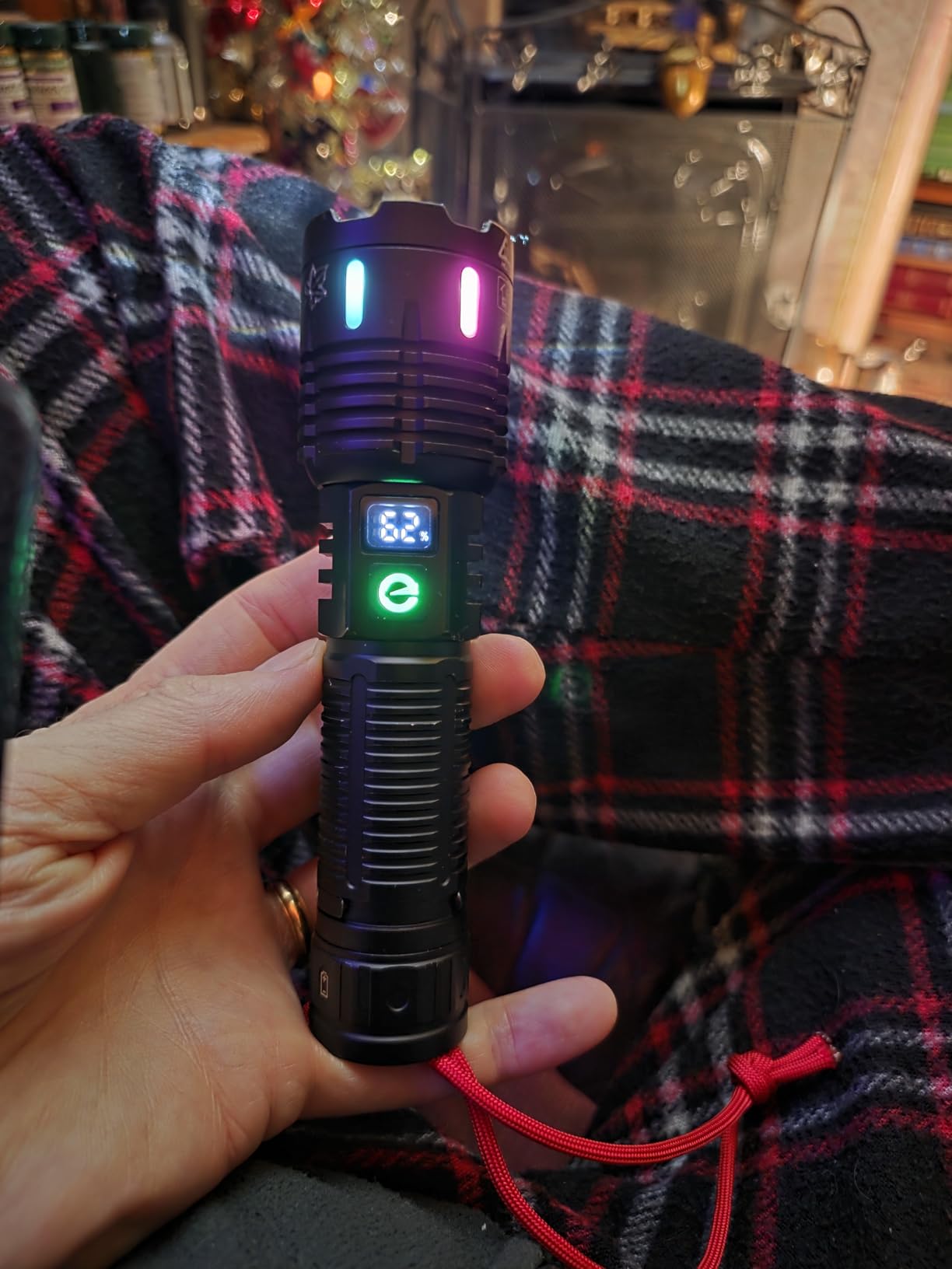 Esgreen LED Rechargeable Flashlights High Lumens 20000 2 Pack, Single Click Bright Flashlight Long Lasting 12H customer photo 1