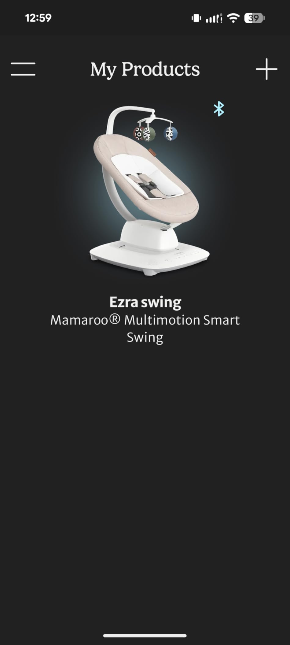 UPPAbaby Mamaroo Smart Swing - Customizable Soothing Modes with MotionSync Technology - Infant Recline + Bluetooth Enabled - Included Newborn Insert - Charlie (Sand Mélange) customer photo 2
