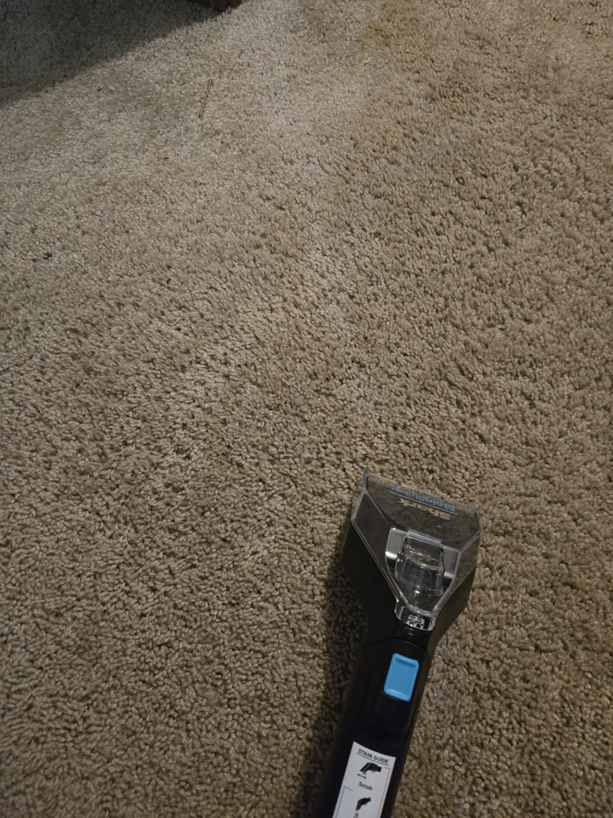 Shark StainStriker Portable Carpet & Upholstery Cleaner w/on board self cleaning - Spot, Stain, & Odor Eliminator, Includes 2 Cleaning Tools & 2 Cleaning Solutions, Charcoal, PX221BRN customer photo 2