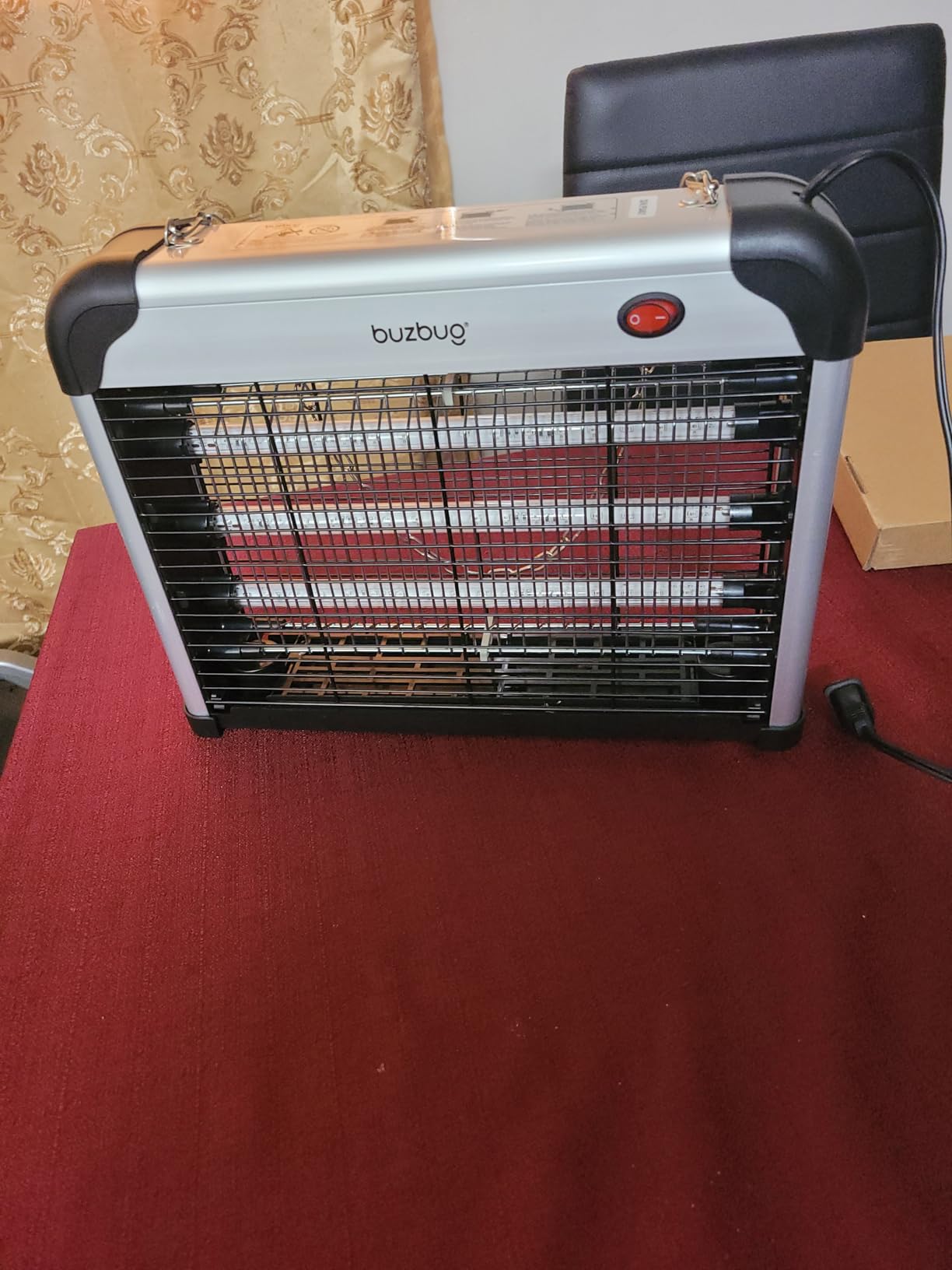 Buzbug LED Bug Zapper Indoor, 3800V High-Voltage, 3 LED Bulbs Up to 50,000 Hours, Electric Mosquito Zapper, Fly Trap Mosquito Trap, Fly Killer Fly Zapper -MA009 customer photo 1