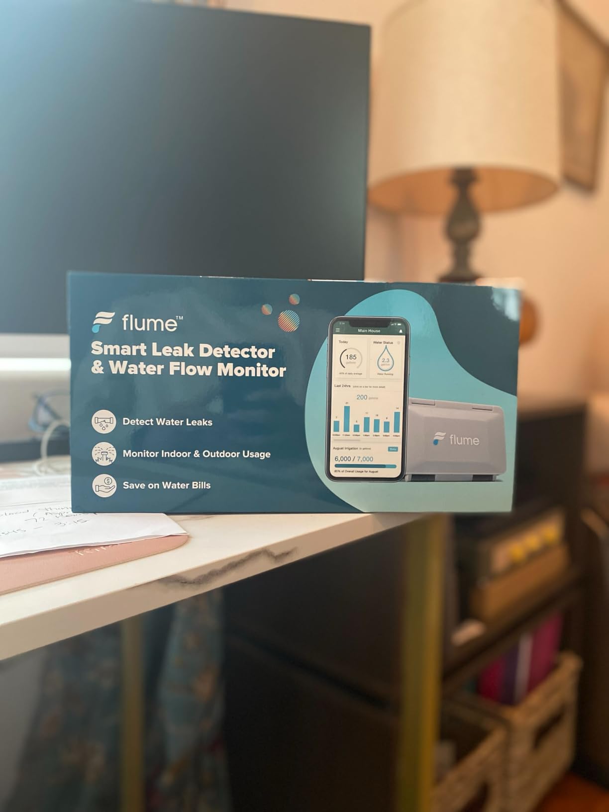 Flume 2X Smart Home Water Monitor and Leak Detector (Newest Model) - Real-Time Water Usage Tracking, Indoor/Outdoor Leak Alerts customer photo 2
