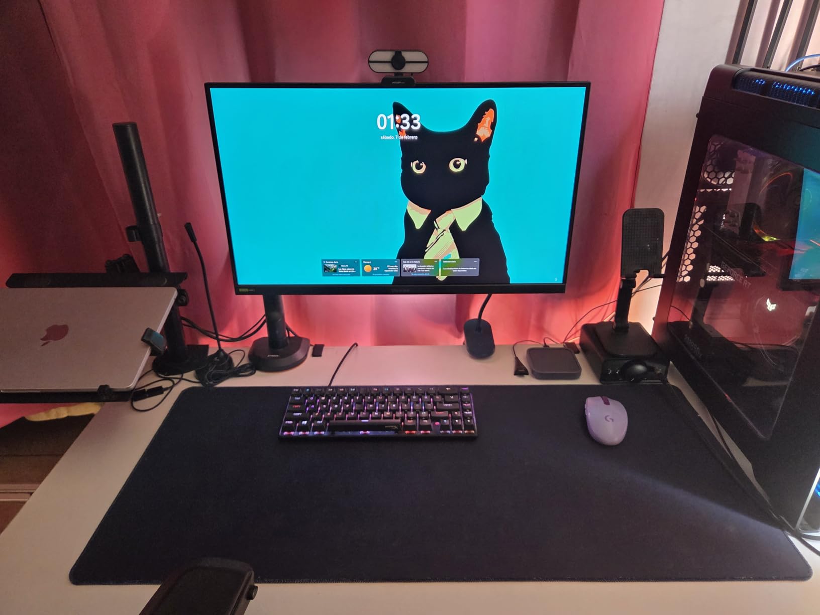 LG 27G640A-B 27-inch Ultragear QHD (2560 x 1440) IPS Gaming Monitor, 300Hz, 1ms, NVIDIA G-Sync, AMD FreeSync Premium, VESA DisplayHDR 400, HDMI 2.1, USB Type-C customer photo 1