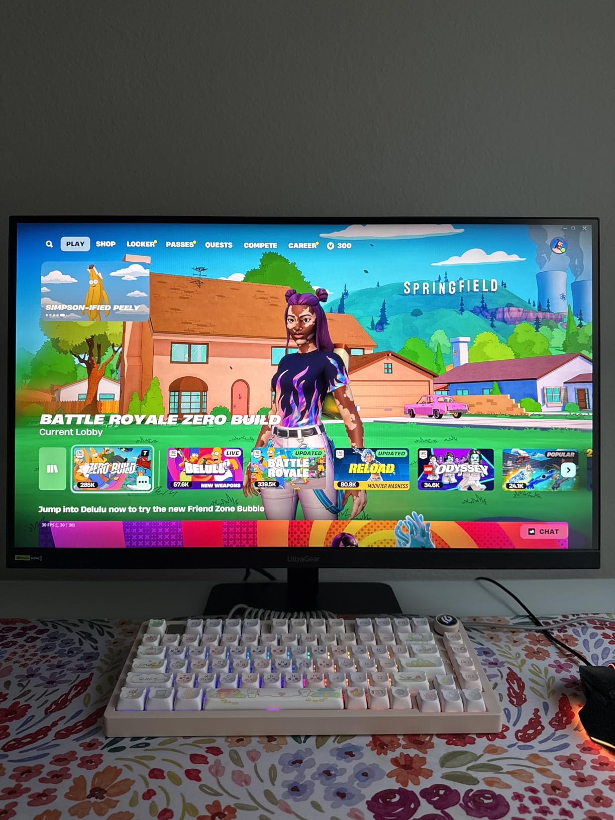 LG 27G640A-B 27-inch Ultragear QHD (2560 x 1440) IPS Gaming Monitor, 300Hz, 1ms, NVIDIA G-Sync, AMD FreeSync Premium, VESA DisplayHDR 400, HDMI 2.1, USB Type-C customer photo 2
