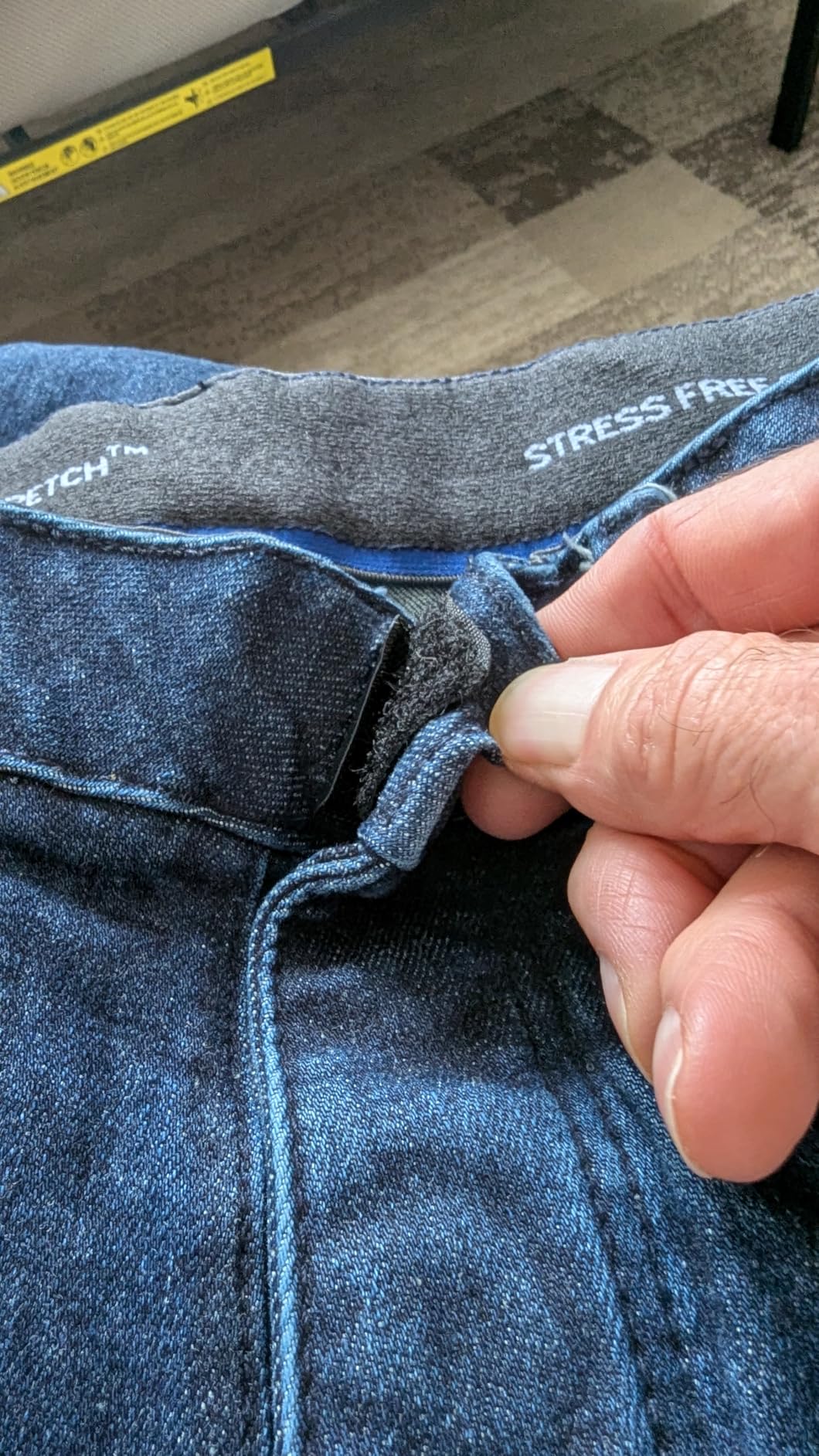 MagnaReady Mens Pants I Stretch Jeans, Adaptive Clothing with Magnetic Closures, Easy-Wear Five Pockets customer photo 1