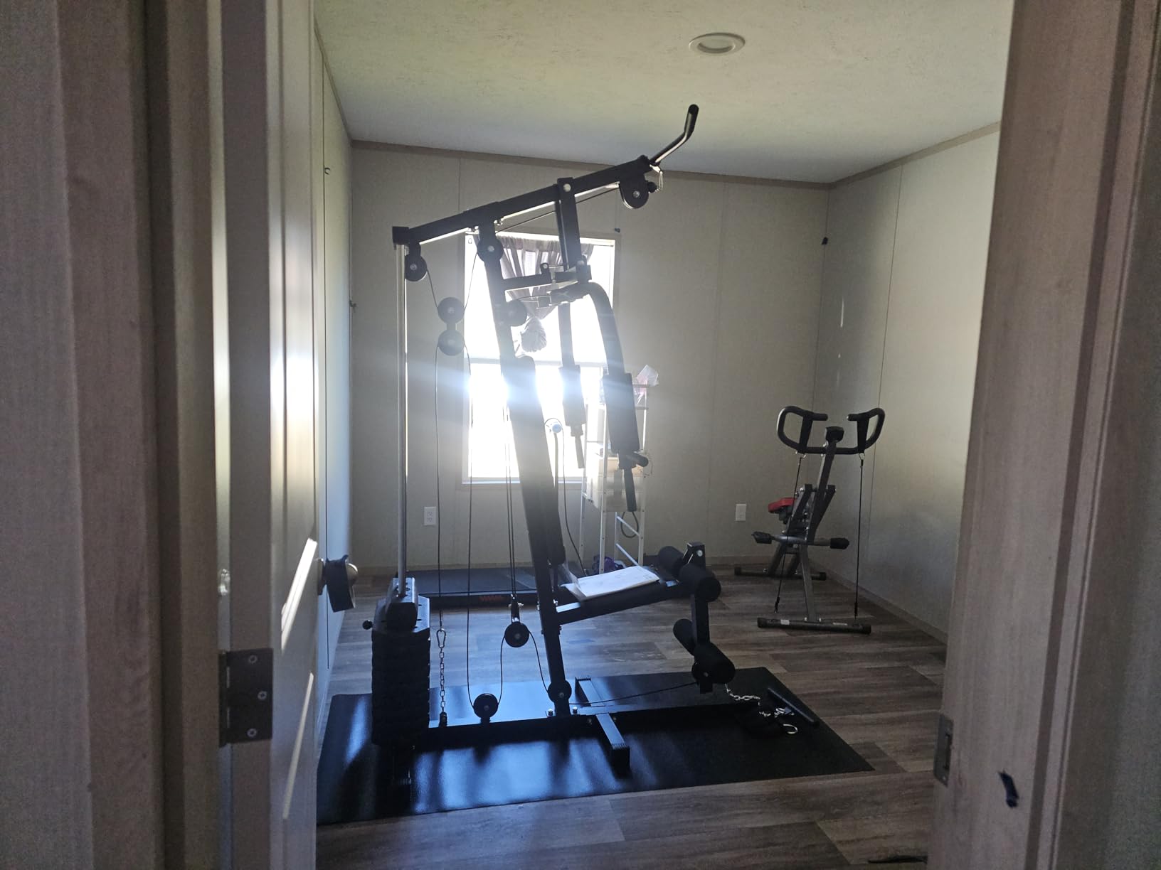GarveeLife Home Gym Machine System with 100LBS Weight Stack, Multifunctional Weight Machine, Full Body Workout Station Exercise Equipment, All in One Home Gym with Pulley System for Strength Training customer photo 1
