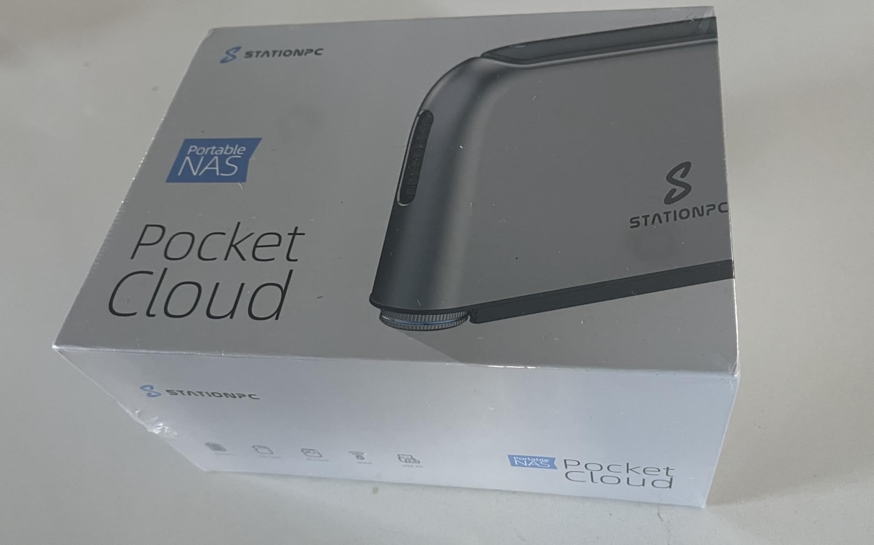 PocketCloud Portable NAS with M.2 NVMe & SD Slots (Diskless) customer photo 1