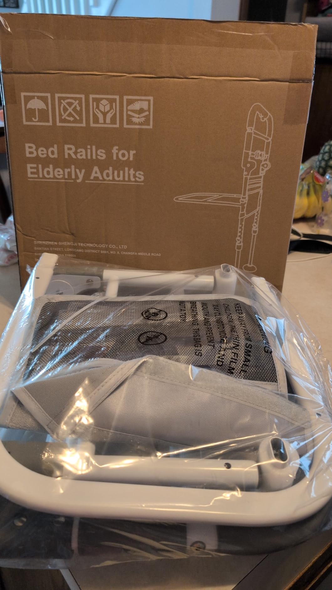 ONTHEWEI Bed Rails for Elderly Adults Safety, with Double Non-Slip Handle & Storage Pouch, Fits Most Bed Sizes, Bed Assist Rails for Seniors and Post-Surgery, Reduce Falls & Support Independence customer photo 2