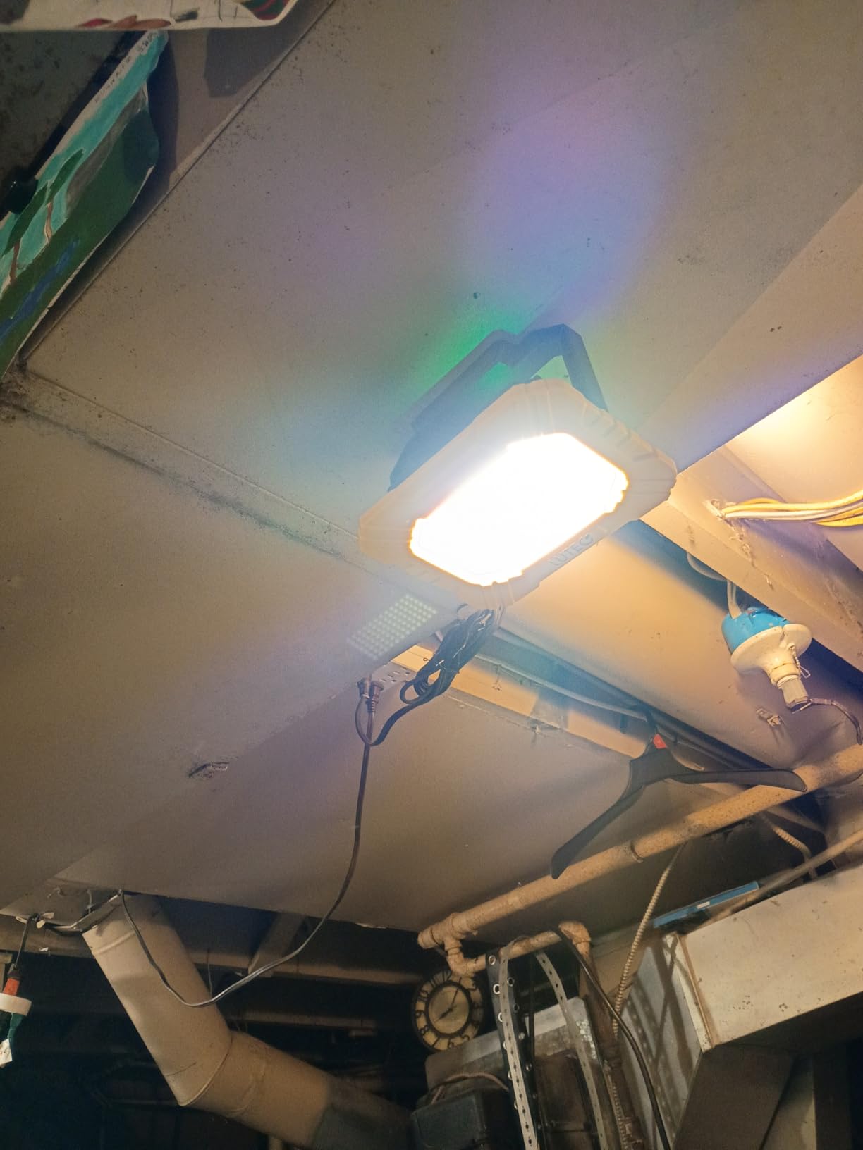 LUTEC 3500LM LED Work Light, Rechargeable Magnetic Work Lights with Stand, Portable 5000K Flood Light customer photo 1