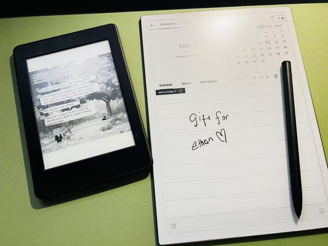 iFLYTEK AINOTE 2, 10.65 inch E-Ink Tablet, AI Note Taking Tablet for Meeting, Ultra-Thin 4.2mm Digital Notebook with Voice-to-Text, 16-Language Transcription customer photo 1