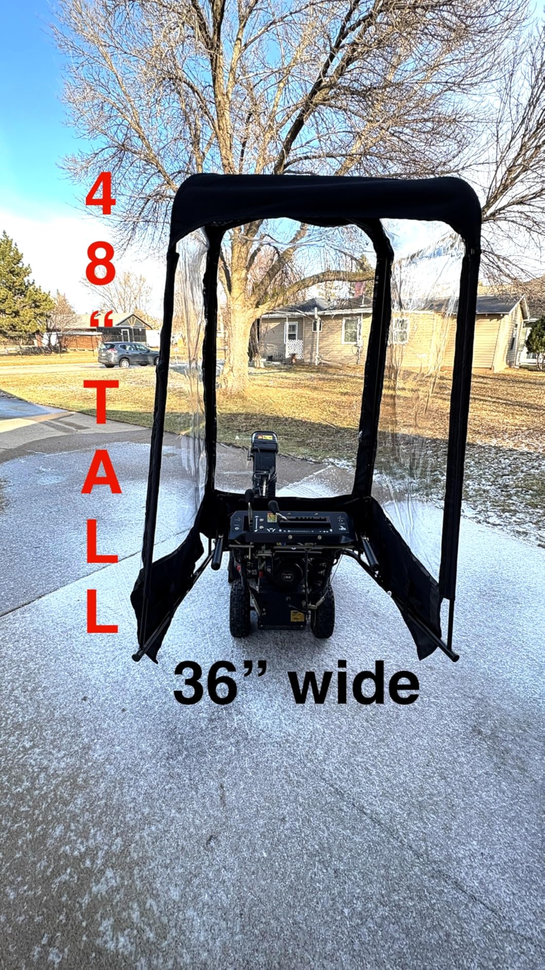 Snow Blower Cab Enclosure Cabin Canopy Cover customer photo 1