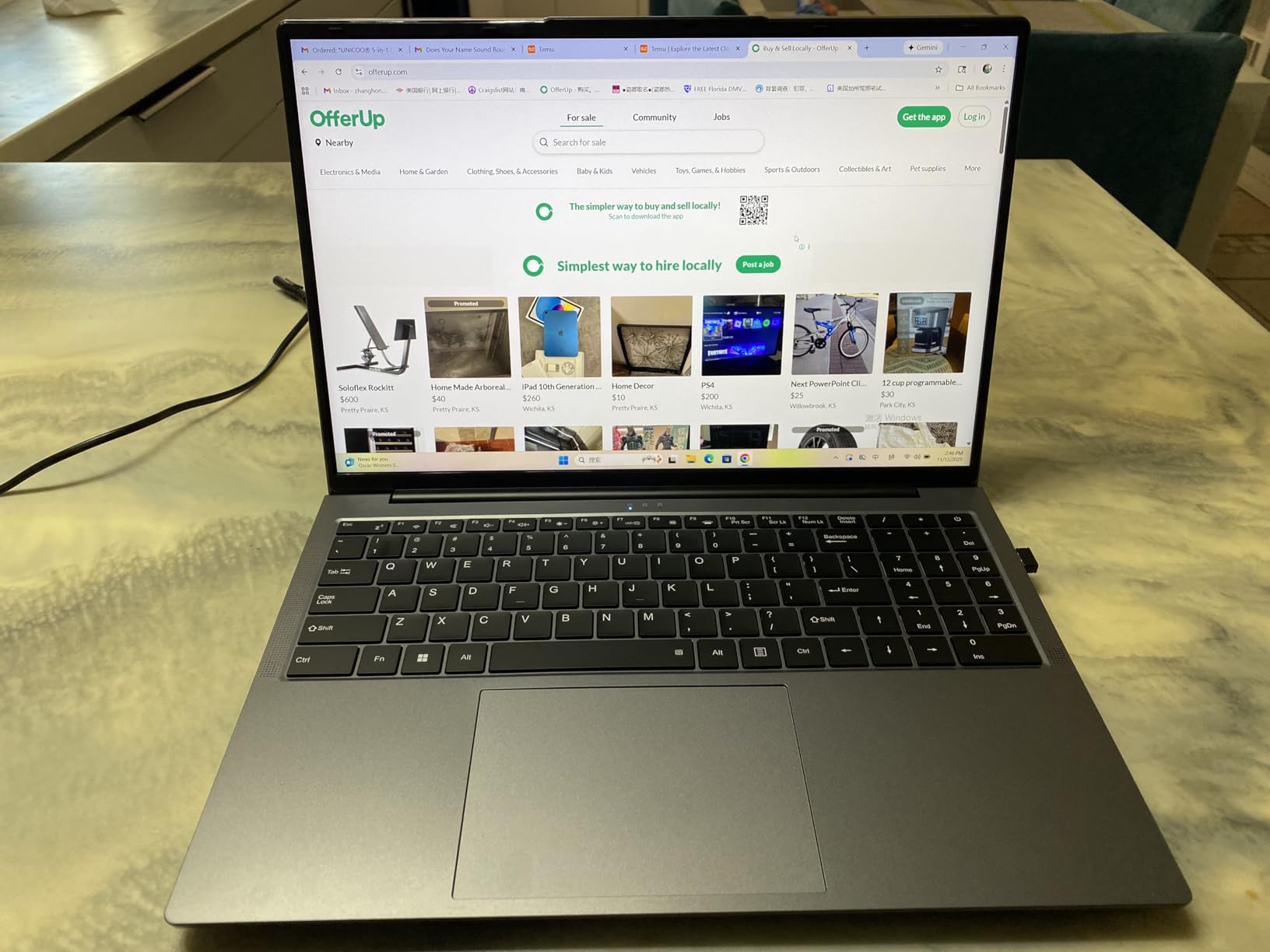 16 Inch Laptop Computer, FHD IPS 1200p Screen, Gaming Laptop i5 (Up to 3.6GHz) for 16GB RAM 512GB SSD,Dual Band WiFi BT5.0丨Long Lasting Battery丨Win 11 Pro Gaming PC, Notebook for Business Student customer photo 2
