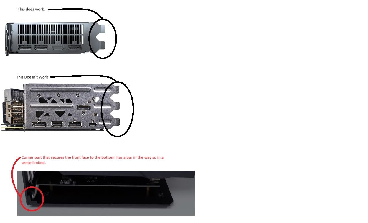 eGPU Enclosure Compatible with Thunderbolt 3/4,USB4 PD 85W Charging,Daisy Chain,40Gbps Rate Support,External GPU Dock Station Support NVIDIA/AMD PCIE,DC/SFX/ATX/Flex Power Supply customer photo 2