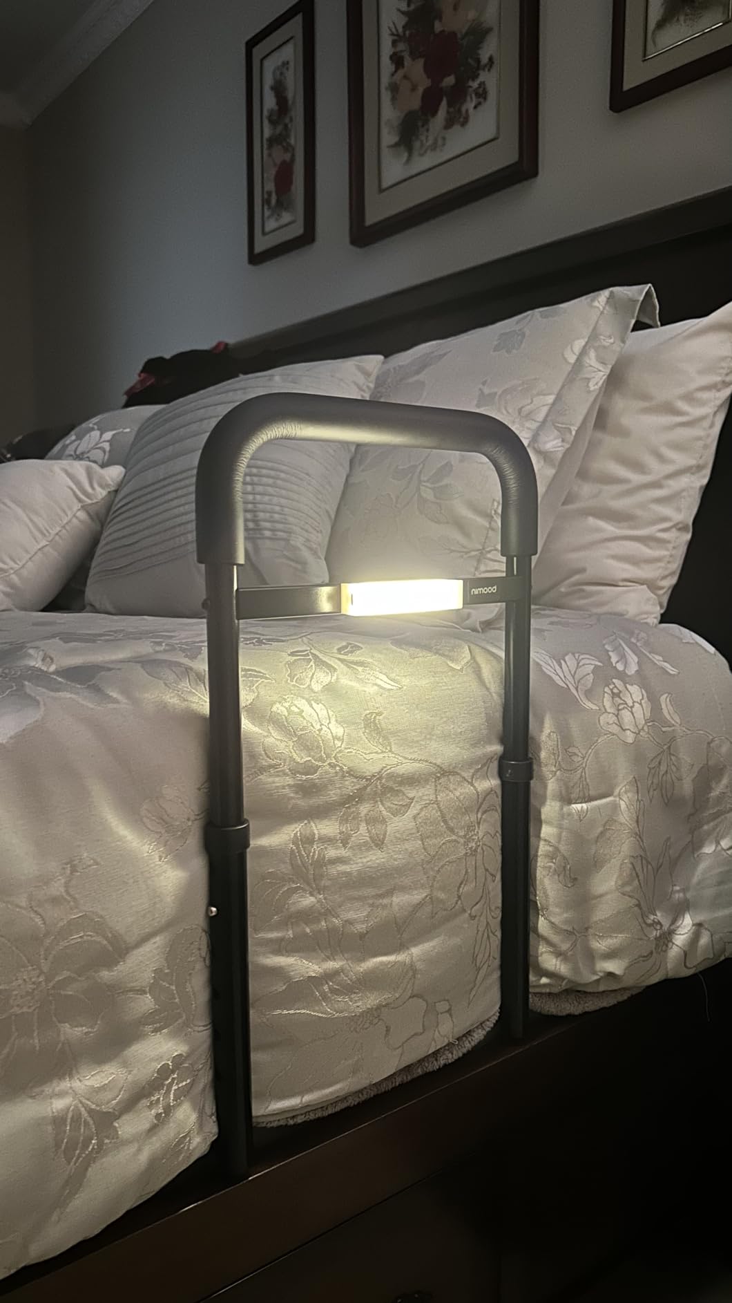 C4 Pro Bed Rails for Elderly Adults Safety with Extension Legs, Adjustable Heights Bed Cane with Widened Handrail customer photo 2