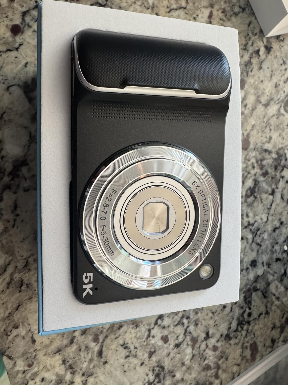 5K Digital Camera for Photography with 6X Optical Zoom, 64MP Autofocus WiFi Vlogging Camera for YouTube with Dual Lens, Compact Point and Shoot Digital Cameras with Touch Screen, 32GB Card,2 Batteries customer photo 1
