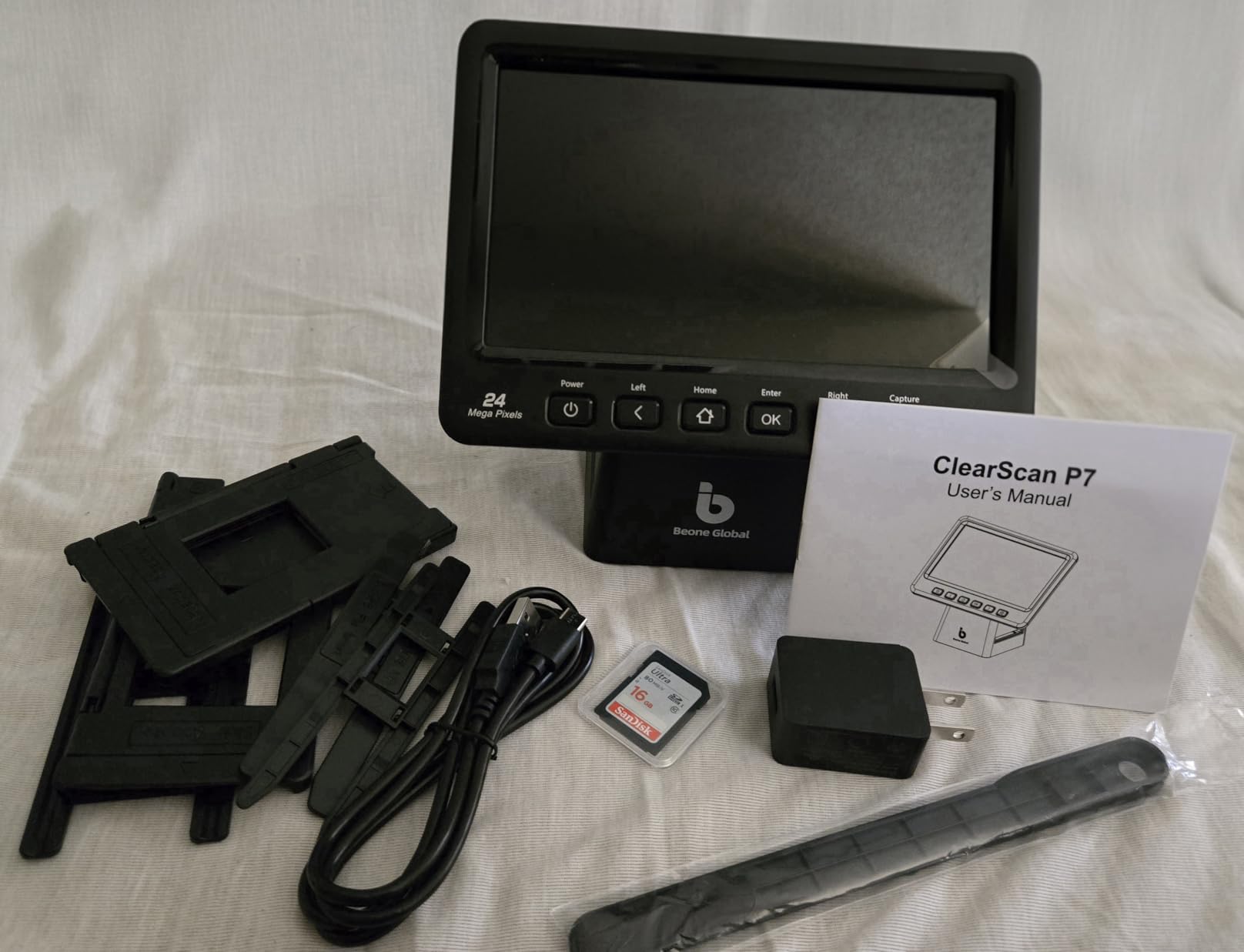 BEONEGLOBAL ClearScan P7 Film Scanner with SD Card, 7