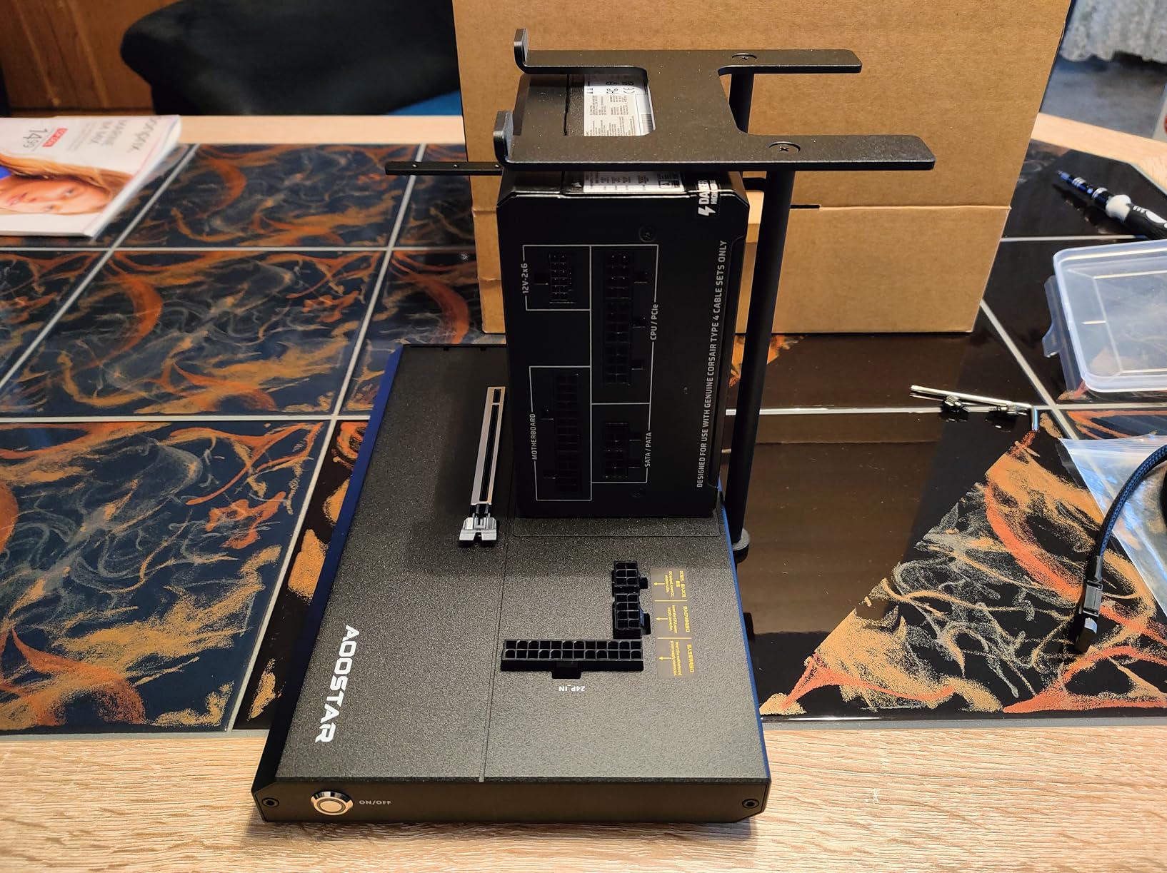 AOOSTAR EG01 OCuLink eGPU Dock Oculink External GPU Enclosure Oculink Interface Graphics Dock Station for PCIe 4.0 x4 Graphics Cards customer photo 1