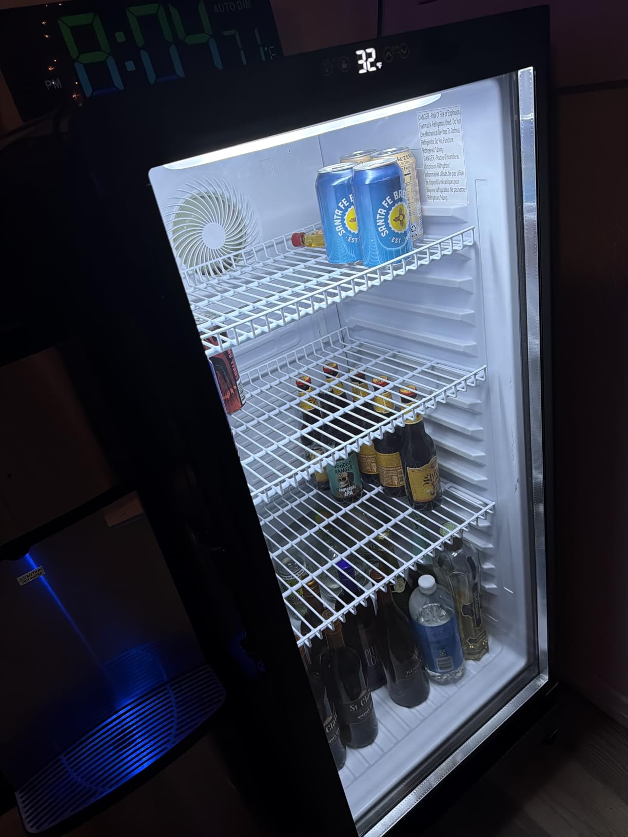 6 Cu.Ft Commercial Refrigerator, Beverage Refrigerator Cooler with Glass Door, Lock & Adjustable Shelves, Quiet Frost Free for Bar Office Home, ETL Listed customer photo 1