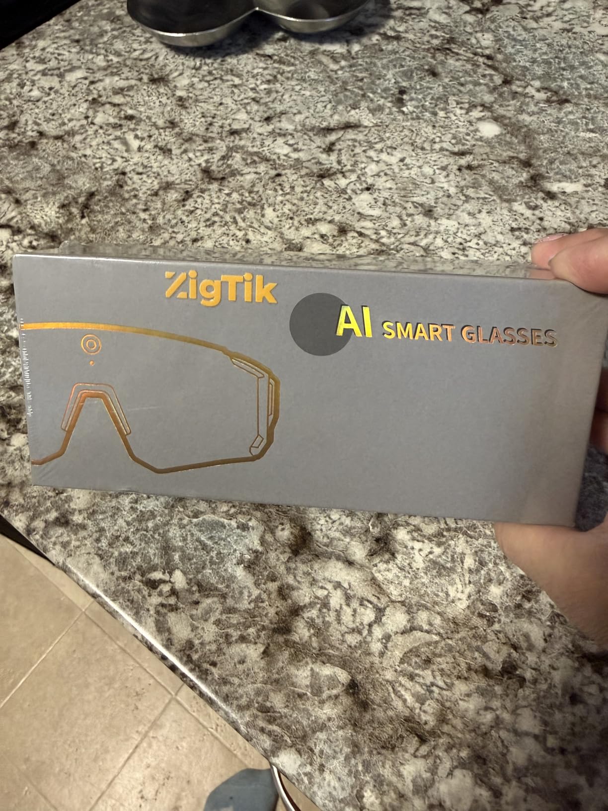 AI Smart Glasses with Camera 4K - Polarized Sunglasses with Camera, UV400 Lens, ChatGPT Enabled, EIS Stabilization, Dual Mic Noise Canceling, IP54 for Cycling Hiking customer photo 1