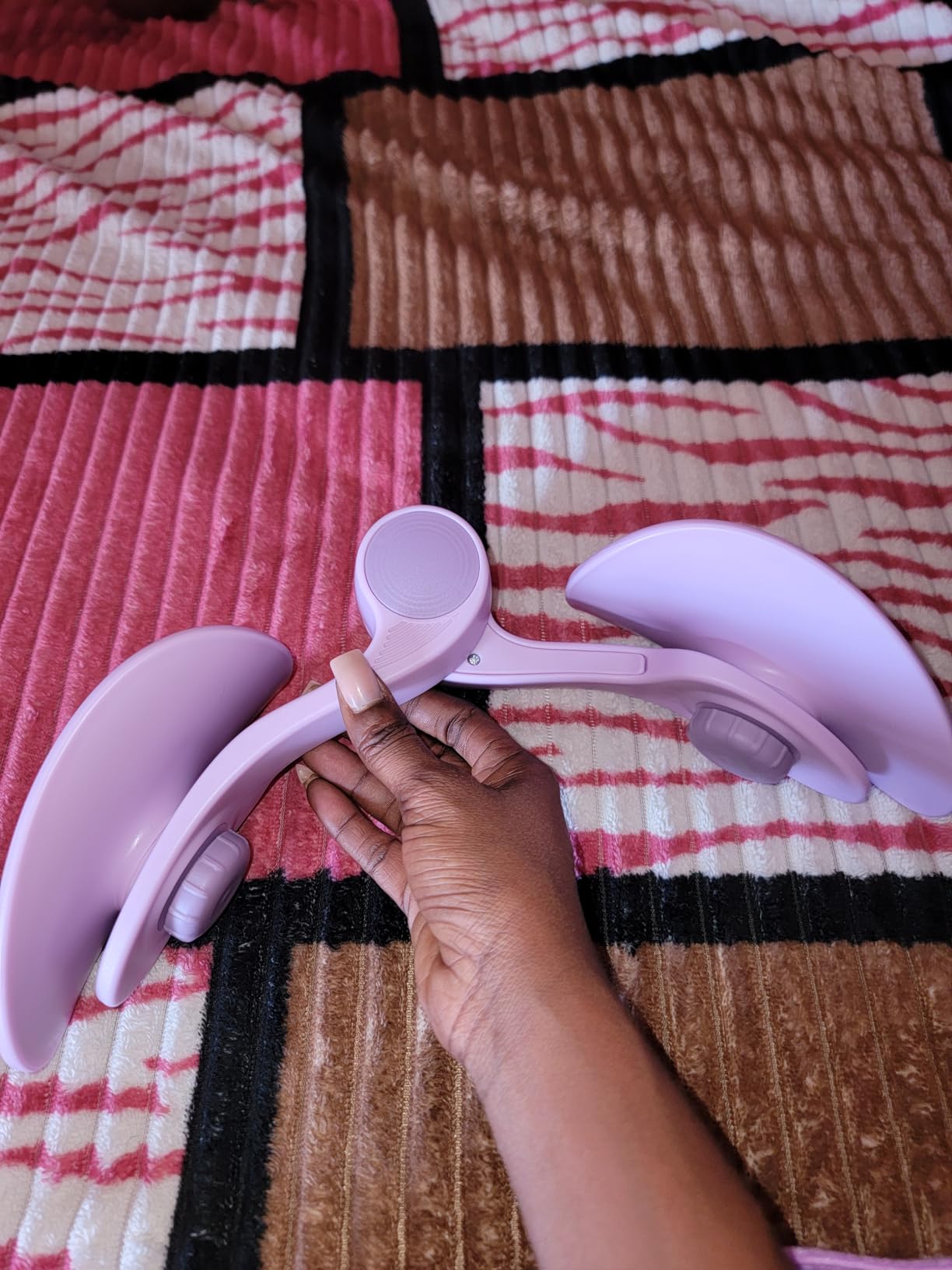 Pelvic Floor Exercise Devices, Inner Thigh Kegel Exerciser, Kegel Trainer for Postpartum Rehabilitation, Exerciser of Thigh at Home, Hip Under Desk Exercise Men Women with Band customer photo 2