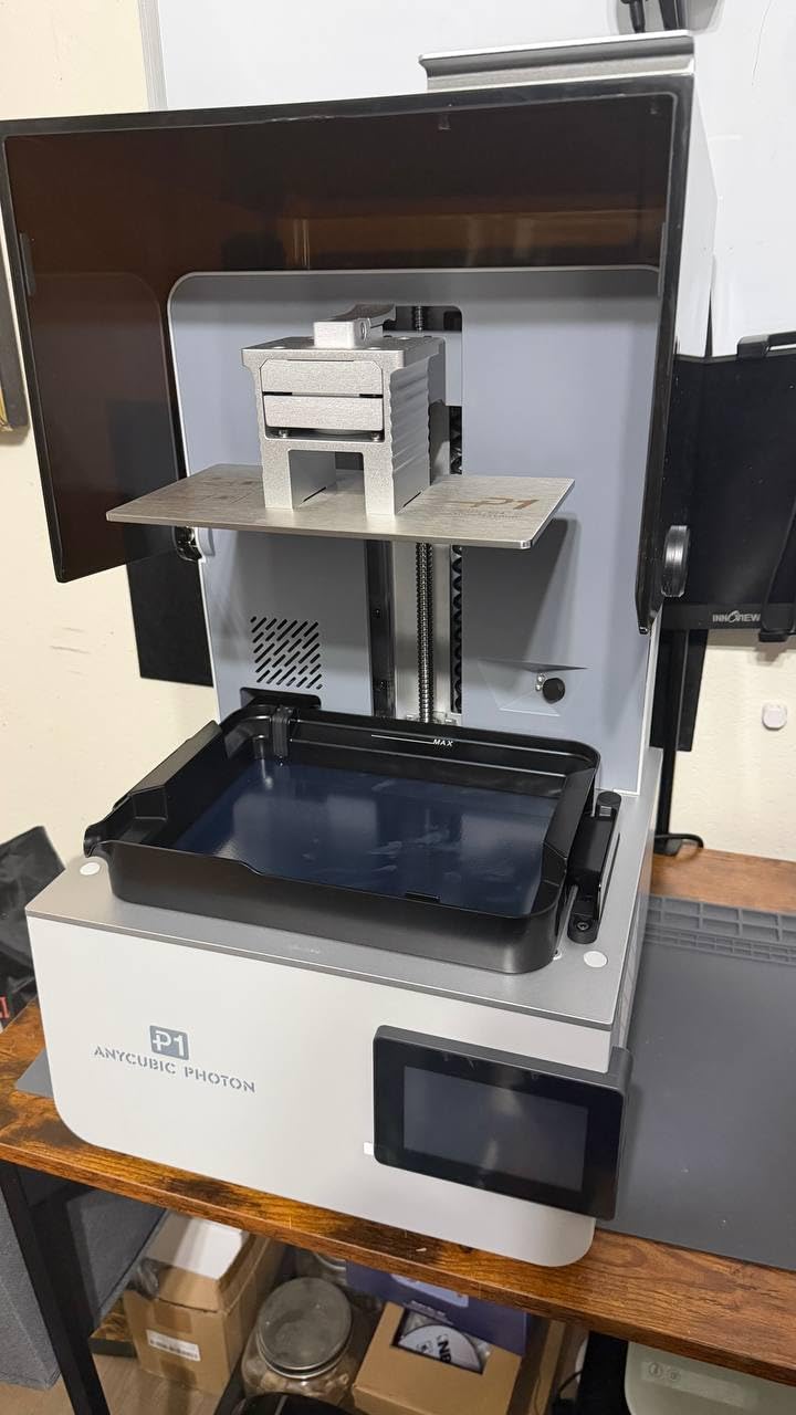 ANYCUBIC Photon P1 Resin 3D Printer, Ultimate Stability Ball Screw, 14K Precision & LighTurbo COB 4.0, 8000cps Resin Compatible, Large Build Size 8.78x4.96x9.05in customer photo 2