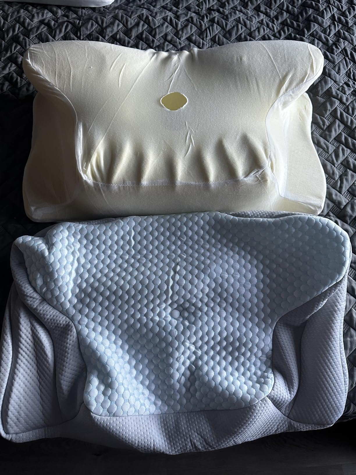 Cervical Neck Pillow for Pain Relief - Ergonomic Pillow Side Sleeper Pillow for Sleeping, Orthopedic Memory Foam Pillow for Neck Support, Contour Cervical Pillow Bed Pillow for Back Stomach Sleepers customer photo 1