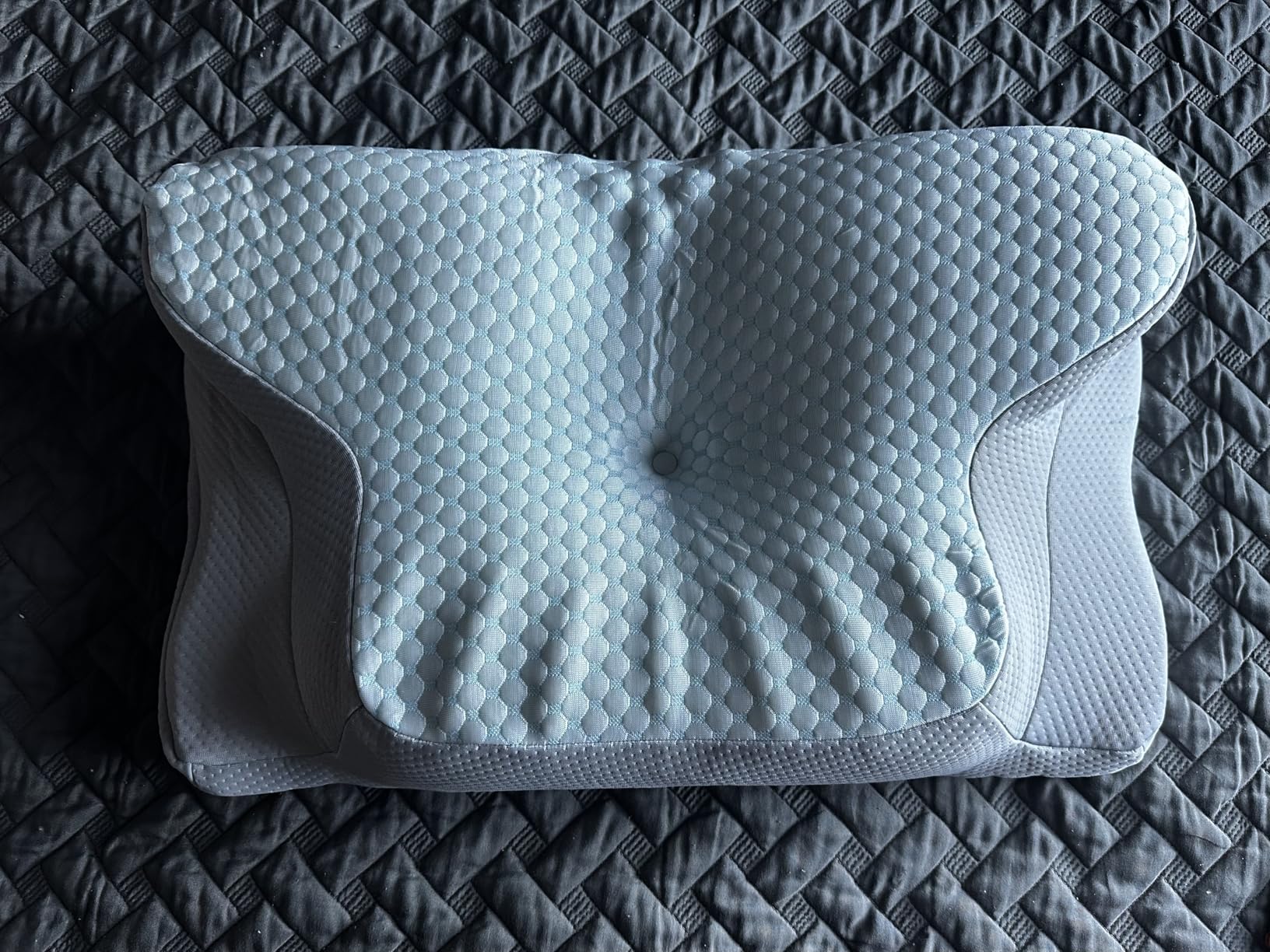 Cervical Neck Pillow for Pain Relief - Ergonomic Pillow Side Sleeper Pillow for Sleeping, Orthopedic Memory Foam Pillow for Neck Support, Contour Cervical Pillow Bed Pillow for Back Stomach Sleepers customer photo 2