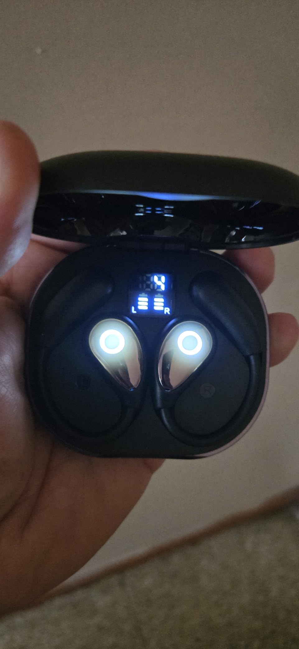 AI Translation Earbuds Real Time, 2026 Upgrade 164 Language Translator Earbuds Bluetooth 5.4 OWS 3-in-1 Translation Headphones, Wireless Translating Device for Travel Business Learning with App customer photo 1