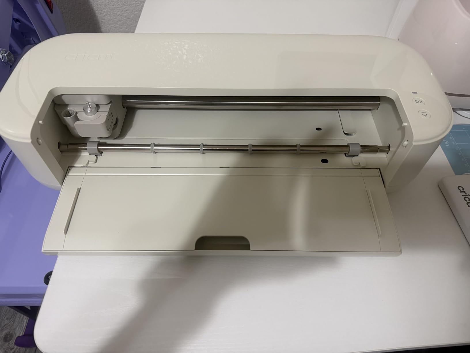 Cricut Explore 5 Essential Bundle + Digital Content, Taupe - Precise Cutting Machine - Works with 100+ Materials - Sleek, Simplified Design - Includes Supplies for 65 Projects + Bonus Digital Content customer photo 2