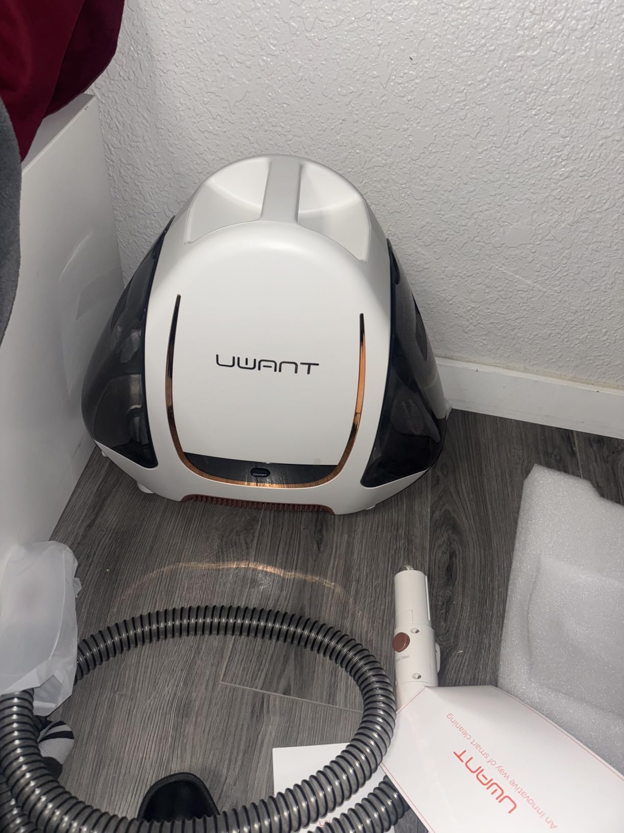 uwant Portable Carpet and Upholstery for Deep Cleaner, 18Kpa Carpet Cleaner Machine for Cars, Pets with Pet Pro Solution and Self Cleaning Set of 1 for Spot, Rug, Couch customer photo 2