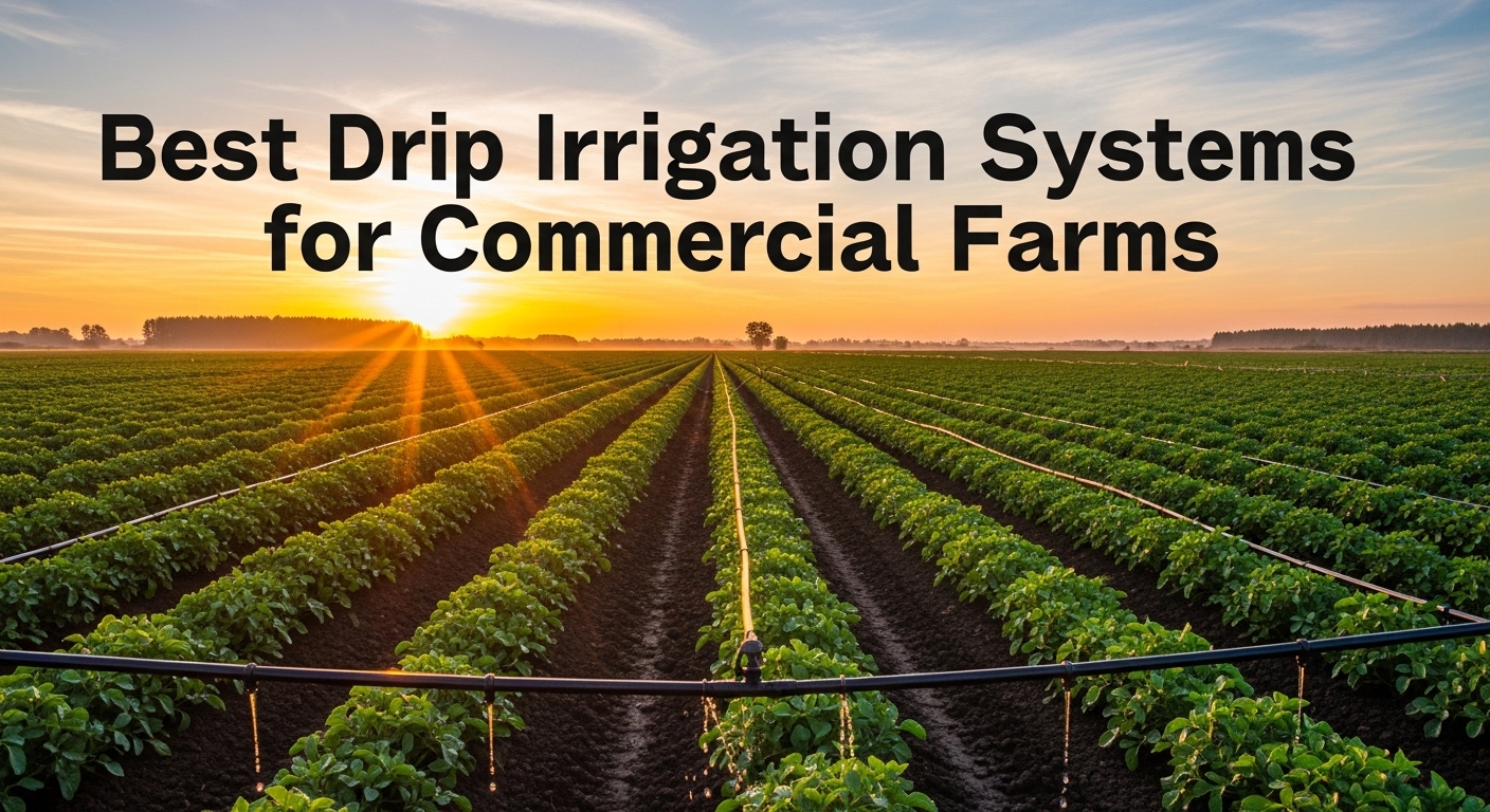 Best Drip Irrigation Systems for Commercial Farms