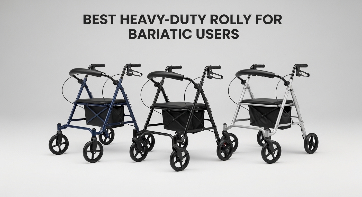 Best Heavy-Duty Rollators for Bariatric Users