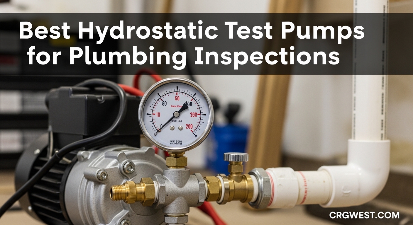 Best Hydrostatic Test Pumps for Plumbing Inspections